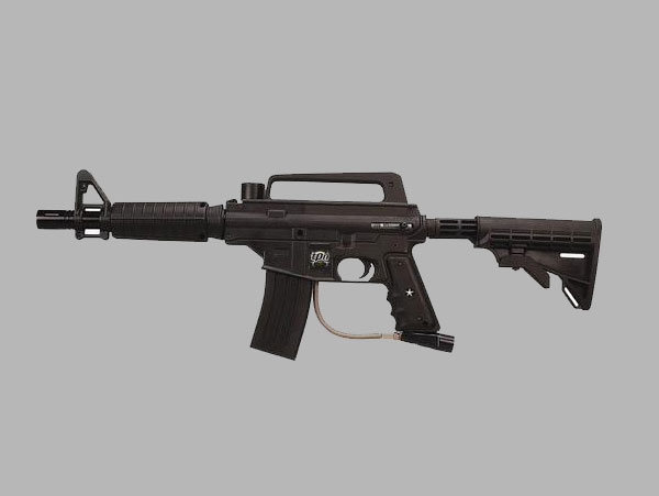 Junior-friendly paintball equipment